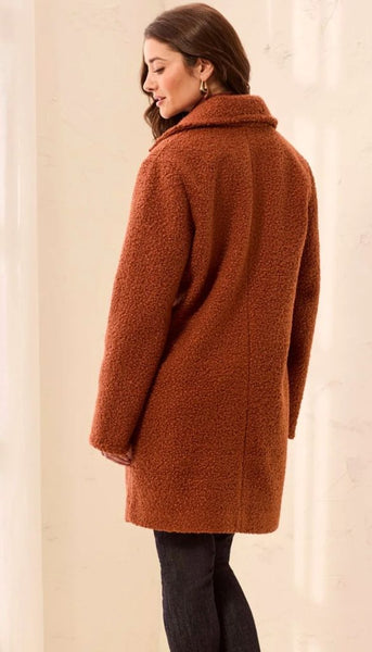 Long Sleeve Single Breast Coat With Lining