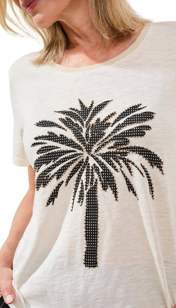 Short Sleeve Crew Neck With Placement Print