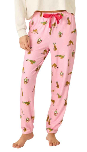 Banded Pj Pant-Very Merry