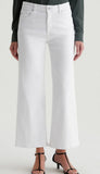 Saige Wide Leg Crop - Gallery White