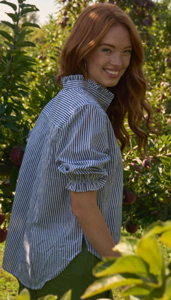 Good Girlfriend Stripe Ruffle
