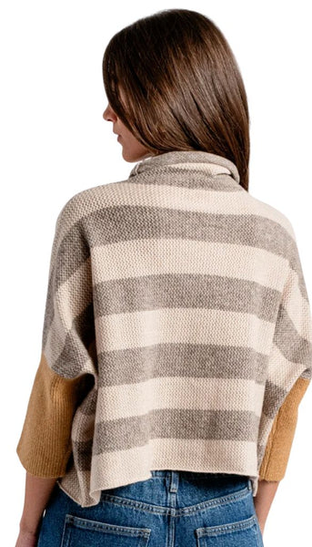 London Stripe Sweater - Beige Multi