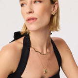 Pebble Gold Pendant Necklace