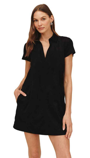 Short Sleeve Pullover A-Line Dress