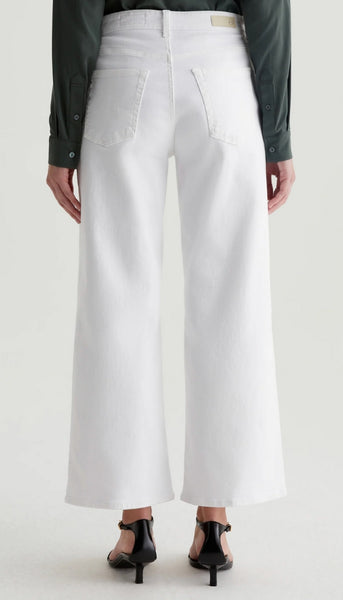 Saige Wide Leg Crop - Gallery White
