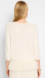 Feather Fringe Sweater