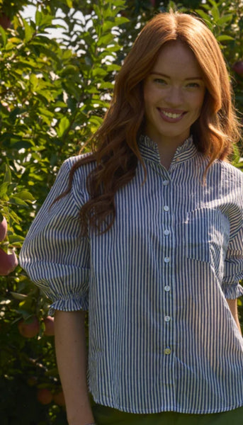 Good Girlfriend Stripe Ruffle