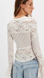 Lace Layering Long Sleeve