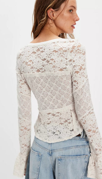 Lace Layering Long Sleeve