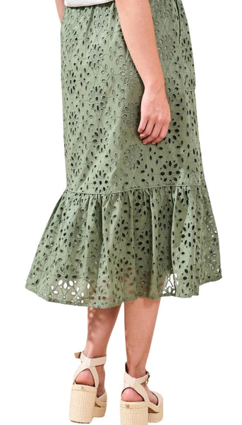 Pull On Skirt With Lining