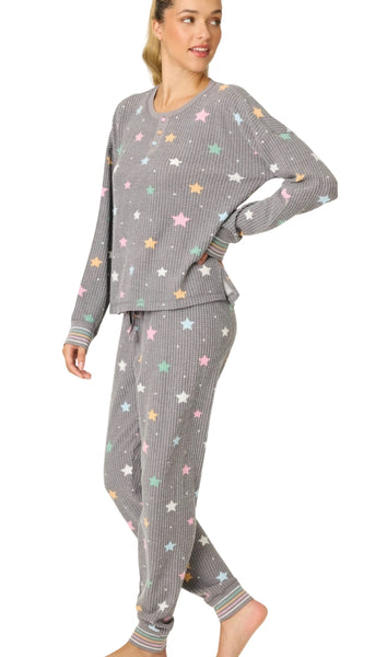 Pj Set-Ski Jammies Stars