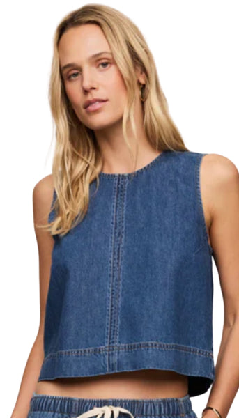 Sun Seeker Denim Tank