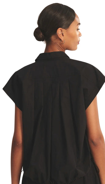 Short Sleeve Button Up Top