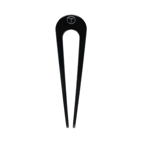 French Hair Clip-Jet Black