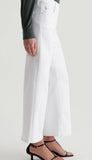 Saige Wide Leg Crop - Gallery White
