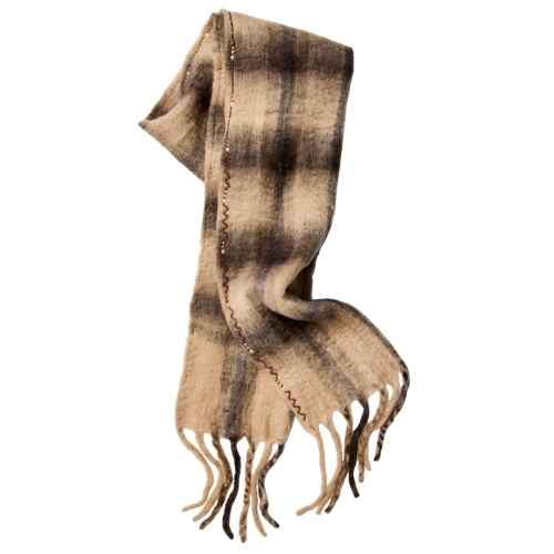 Highland Plaid Skinny Scarf
