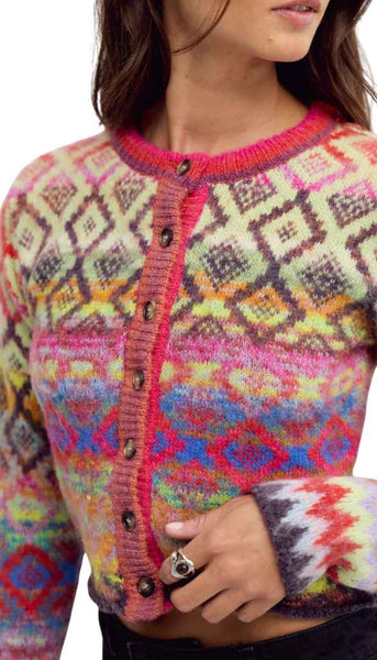 Skye Patterned Cardigan