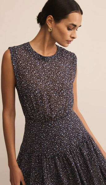 Etta Aspen Floral Midi Dress