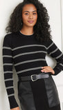 Double Stripe Ribbed Sweater