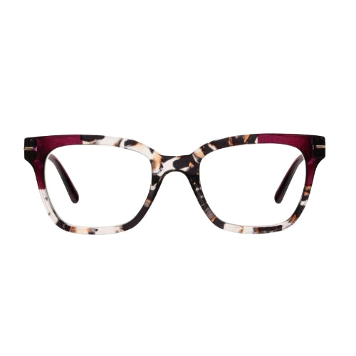 Buzzworthy Reading Glasses - Sand Quartz/Cherry