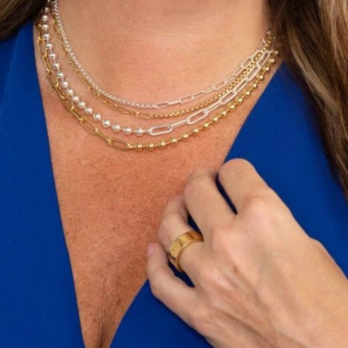 Split Chain-Oval & Rounded Chain 3.5Mm 18"