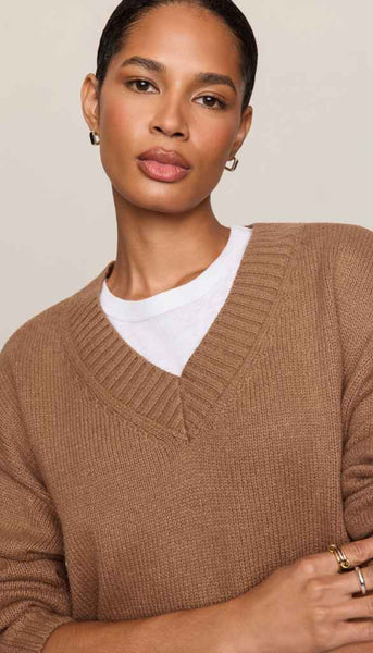 Cloud Spun V-Neck Sweater