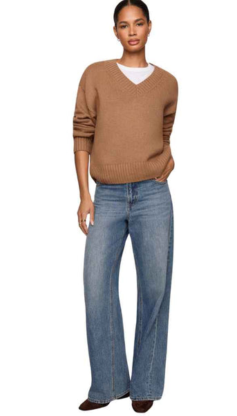Cloud Spun V-Neck Sweater