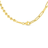 Split Chain-Oval & Ball 5Mm - Gold