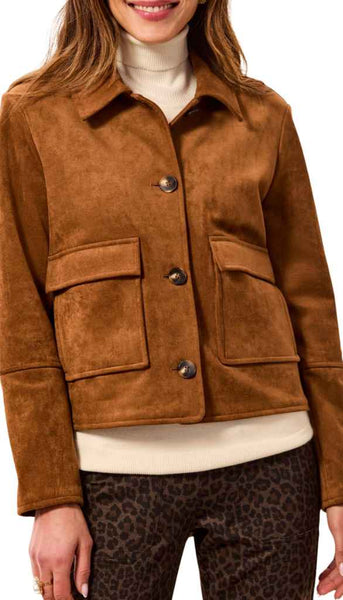 Long Sleeve Button Front Jacket
