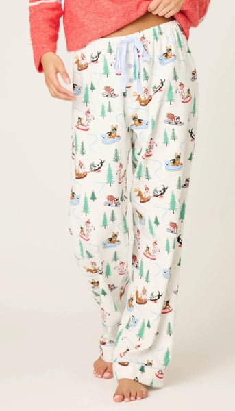 Pj Pant Flannels-Xmas Dogs
