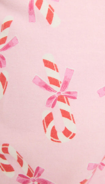 Pj Pant Flannels-Candy Canes