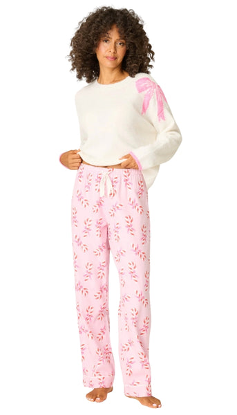 Pj Pant Flannels-Candy Canes