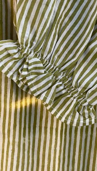 Good Girlfriend Stripe With Ruffle