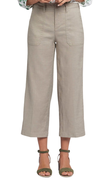 Wide Leg Cropped Cargo