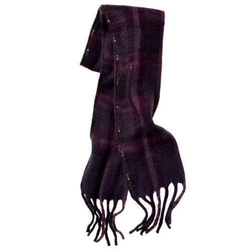 Highland Plaid Skinny Scarf