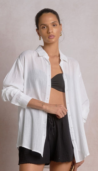 Button Down Top Paisley