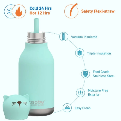 Bestie Cat Water Bottle 16 Ounces