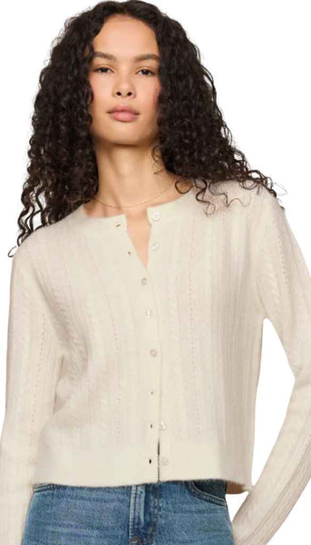 Medina Pointelle Cardigan