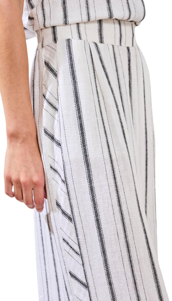 Crop Pull On Flowy Wide Pant