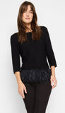 Feather Fringe Sweater