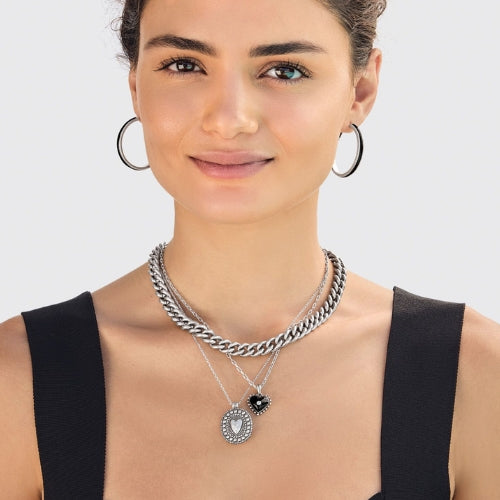 Pretty Tough Amour Heart Necklace