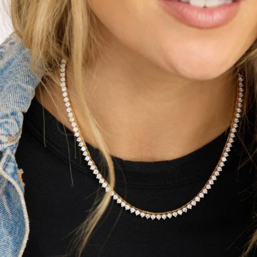Not Your Basic Tennis Necklace