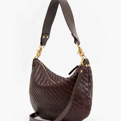 Moyen Messenger-Woven Zig Zag