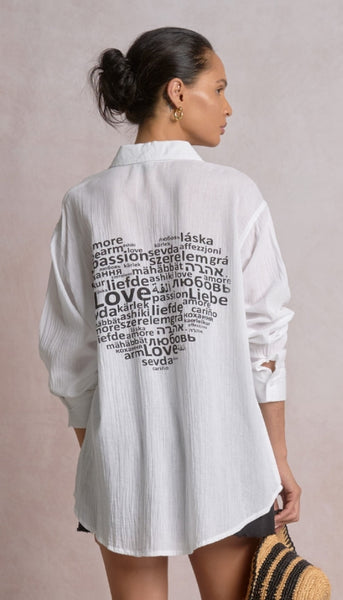 Button Down Top Paisley