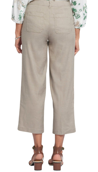 Wide Leg Cropped Cargo