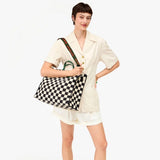 Summer Simple Tote-Crochet Checkers