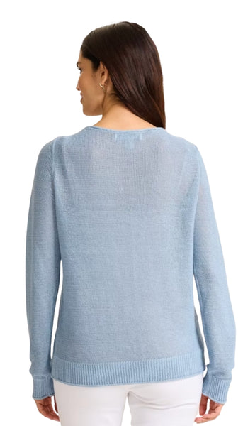 Cedar Linen Bateau Neck