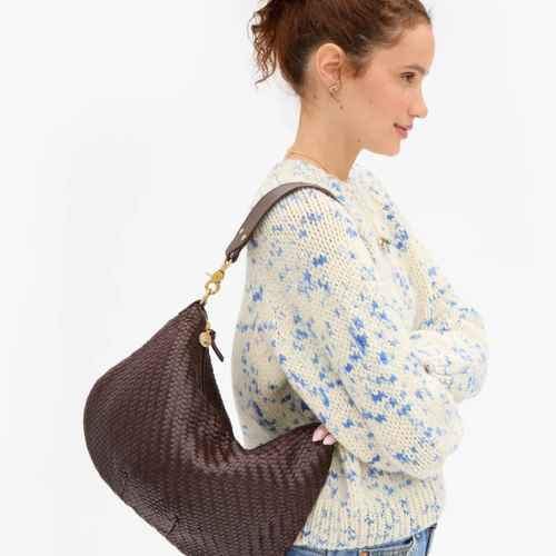 Moyen Messenger-Woven Zig Zag
