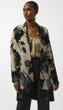Abstract Jacquard Long Cardigan