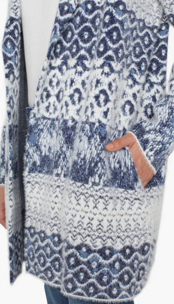 Long Sleeve Open Front Sweater Coat